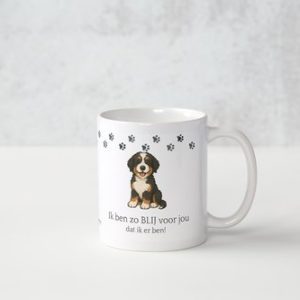 Mok – Ik ben zo BLIJ voor jou dat ik er ben! 🐾 (WIT)