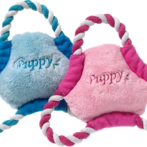 FLAMINGO Boban Pluche puppy frisbee - roze