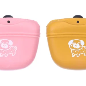 FLAMINGO Snackhouder Puppy Twix - kleur oker