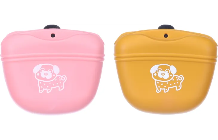 FLAMINGO Snackhouder Puppy Twix - kleur roze