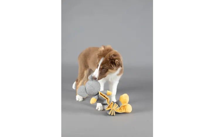 FLAMINGO Puppy Folsy muis in grijs/oker - Afbeelding 4