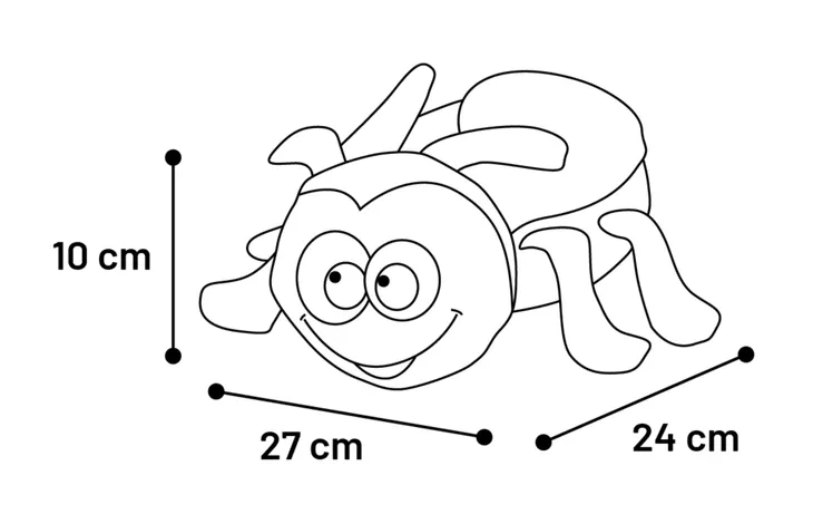 Flamingo Clora Bij - geel - Afbeelding 3