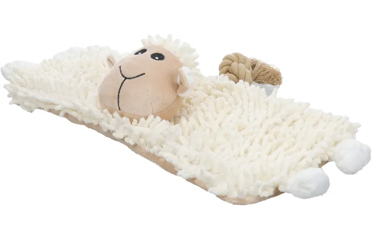 FLAMINGO Flufa schaap met touw - beige