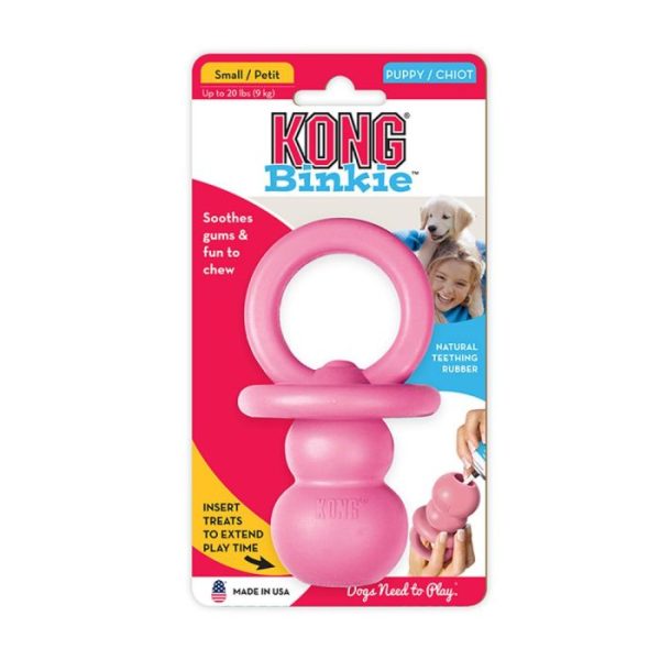 KONG puppy Binkie speen - roze