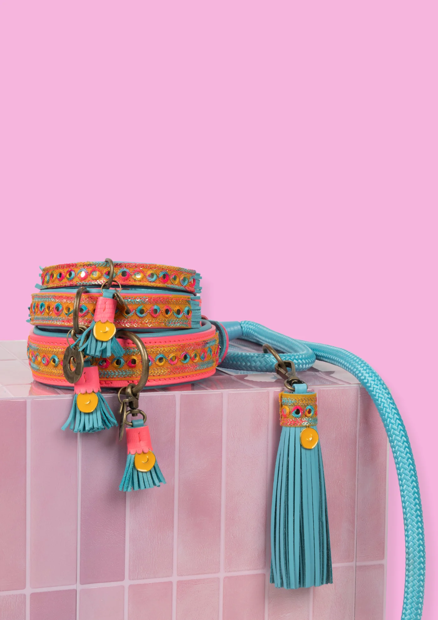 DWAM - Indian Summer Hondenhalsband S (Halsomvang 30-33 cm / 2 cm) - Afbeelding 8
